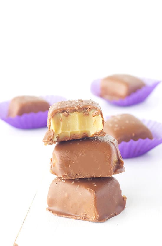 Chocolate Caramel Fudge Bites