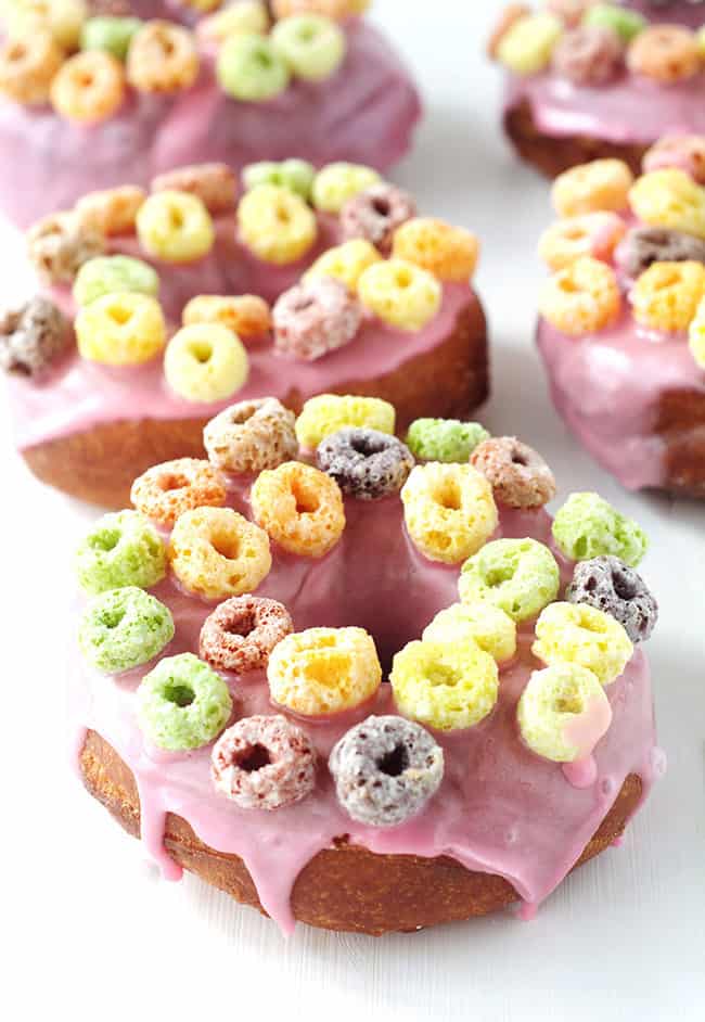Froot Loop Donuts