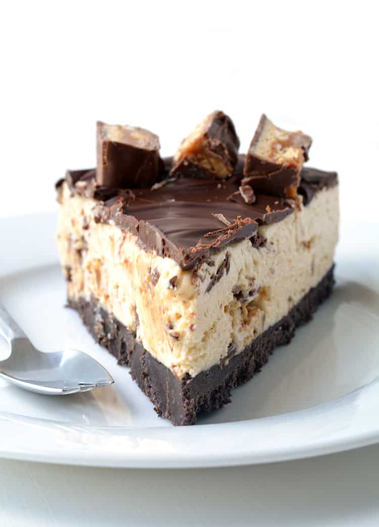 Snickers peanut butter cheesecake