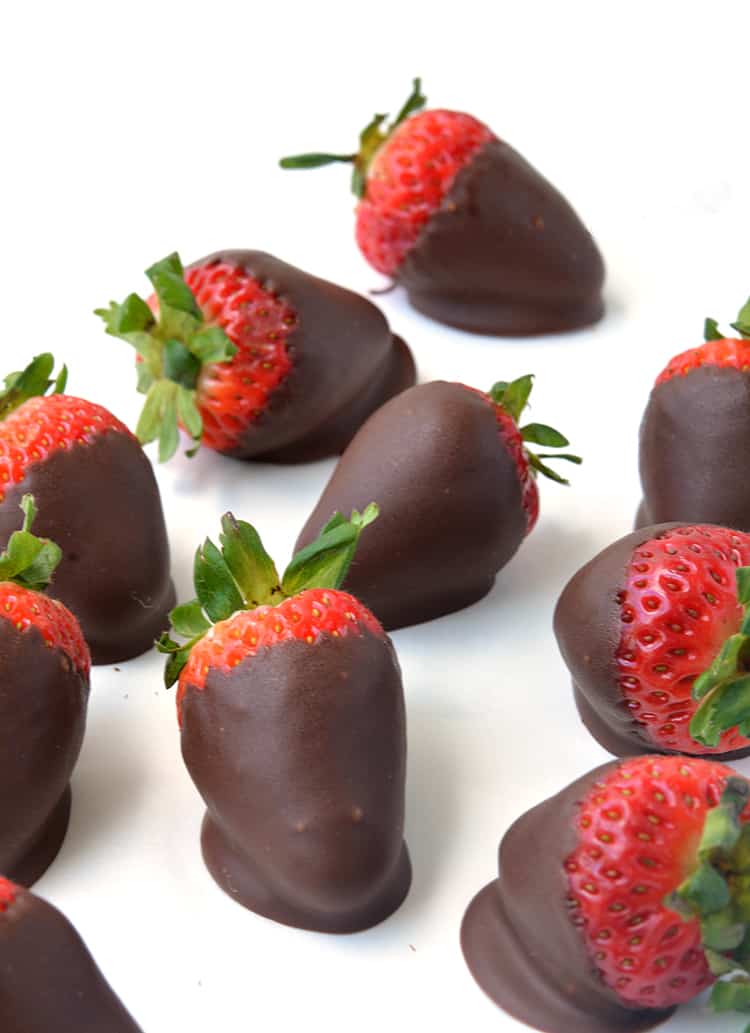 Chocolate-dipped strawberries