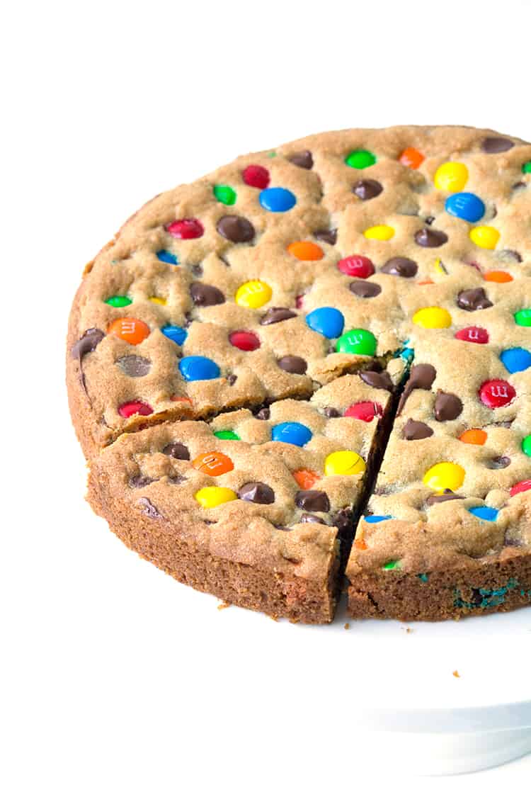 M&M Candy Cookie Pie | Sweetest Menu