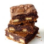 Loaded Twix Brownie Bars
