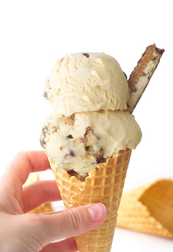 Salted Caramel Twix Ice Cream | Sweetest Menu