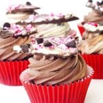 Peppermint Bark Cupcakes