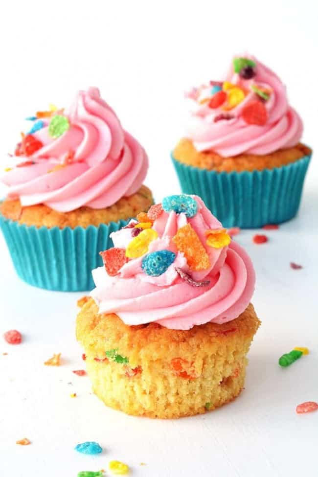 Fruity Pebble Cupcakes Sweetest Menu