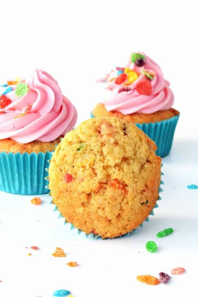 Fruity Pebble Cupcakes Sweetest Menu