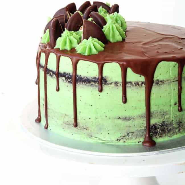 Mint Chocolate Layer Cake