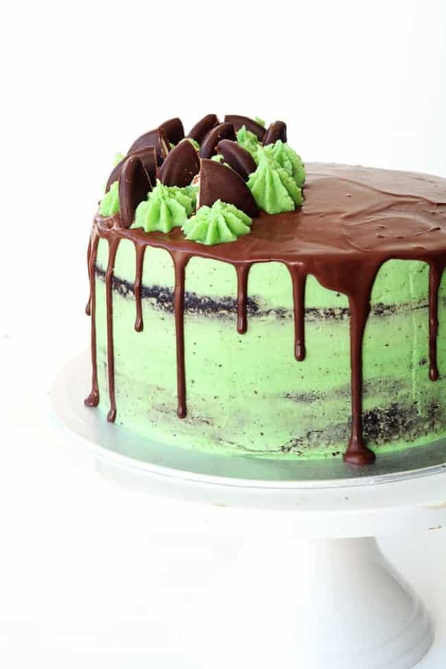 Mint Chocolate Layer Cake