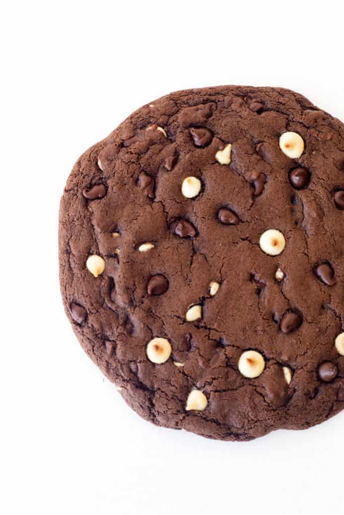 One Giant Triple Chocolate Cookie Sweetest Menu