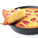 Lemon Strawberry Skillet Cake