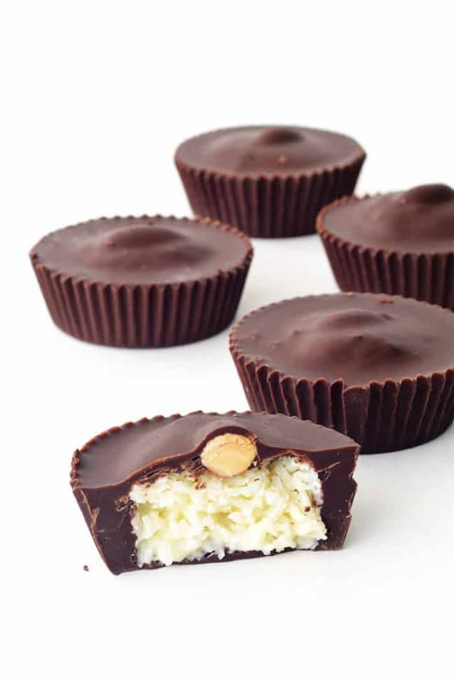 Almond Joy Coconut Chocolate Cups Sweetest Menu