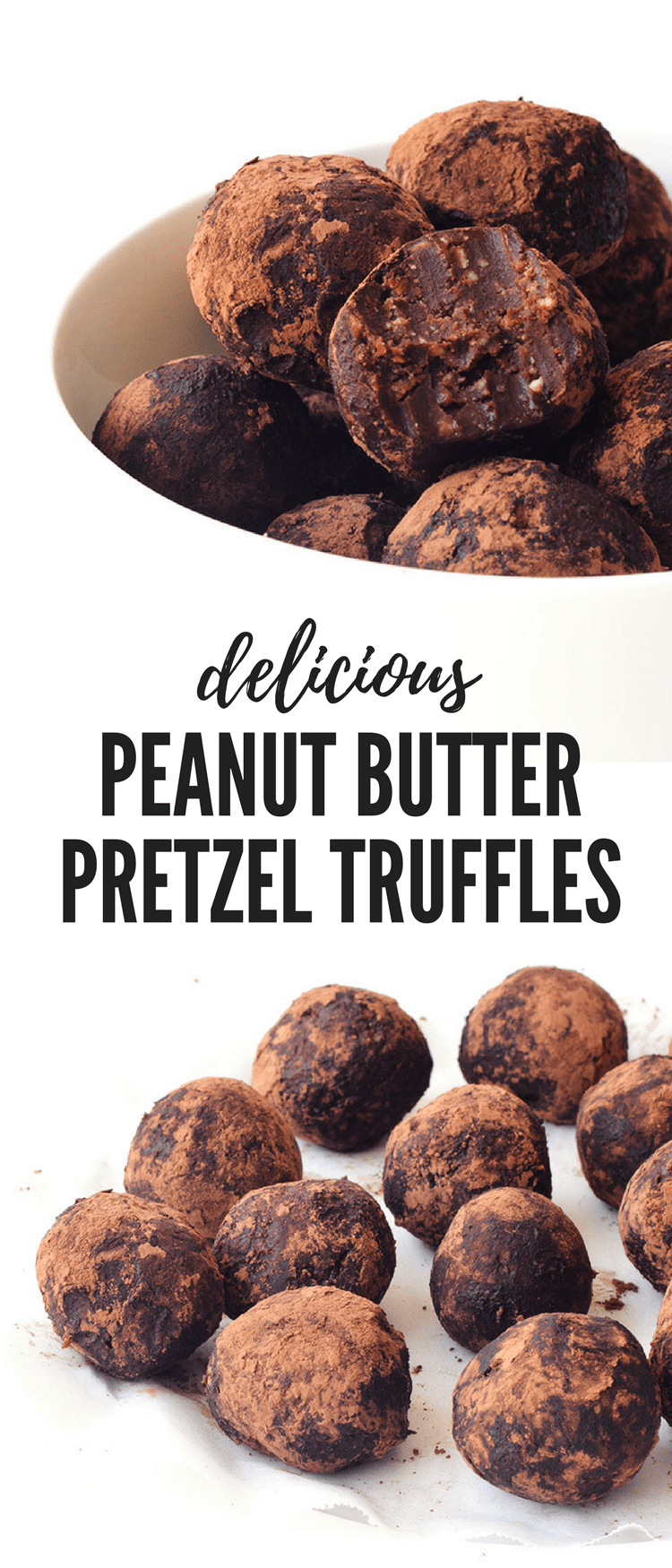 Chocolate Peanut Butter Pretzel Truffles Sweetest Menu
