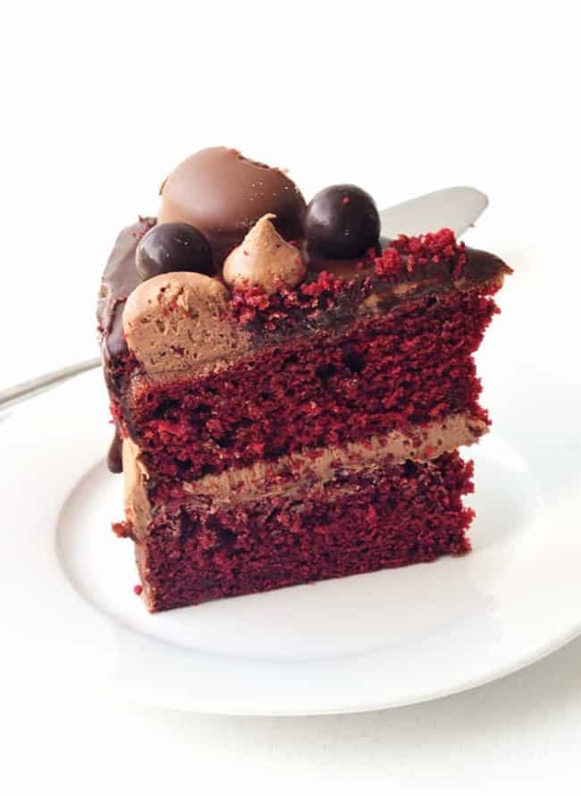 Red Velvet Layer Cake with Chocolate Frosting Sweetest Menu