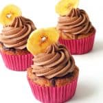 Nutella Banana Cupcakes | via sweetestmenu.com