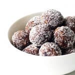 Chocolate Cherry Coconut Truffles