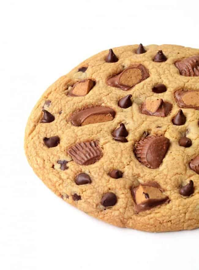 Giant Peanut Butter Chocolate Chip Cookie Sweetest Menu