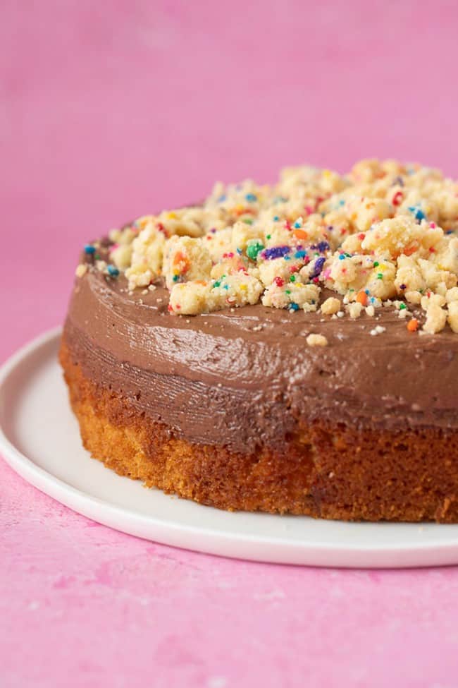 The Best Yellow Cake with Funfetti Crumbs Sweetest Menu