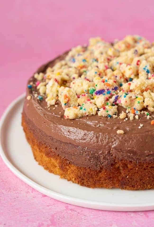 The Best Yellow Cake with Funfetti Crumbs Sweetest Menu