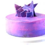 Purple Marble Vanilla Layer Cake