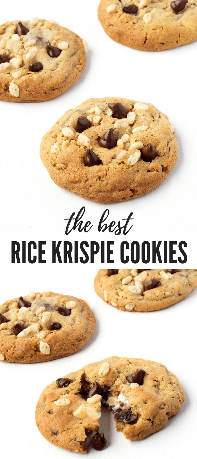 Chewy Rice Krispie Double Chocolate Chip Cookies Sweetest Menu