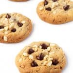 Chewy Rice Krispie Chocolate Chip Cookies | via sweetestmenu.com