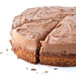 Marble Cake with Chocolate Frosting | via sweetestmenu.com