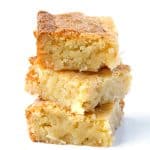 White Chocolate Coconut Brownies | via sweetestmenu.com