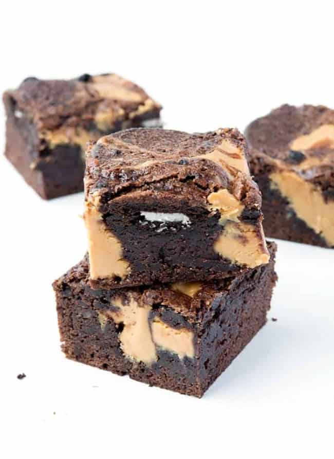 Chunky Peanut Butter Oreo Brownies Sweetest Menu