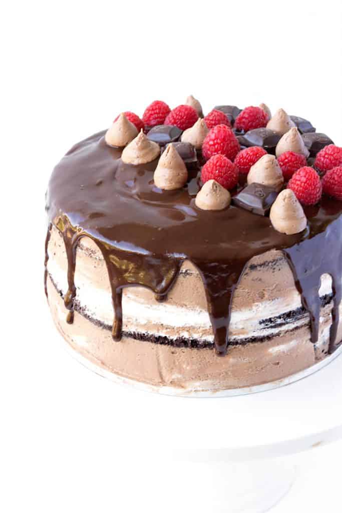 Raspberry Marshmallow Chocolate Layer Cake Sweetest Menu