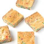 Funfetti White Chocolate Brownies