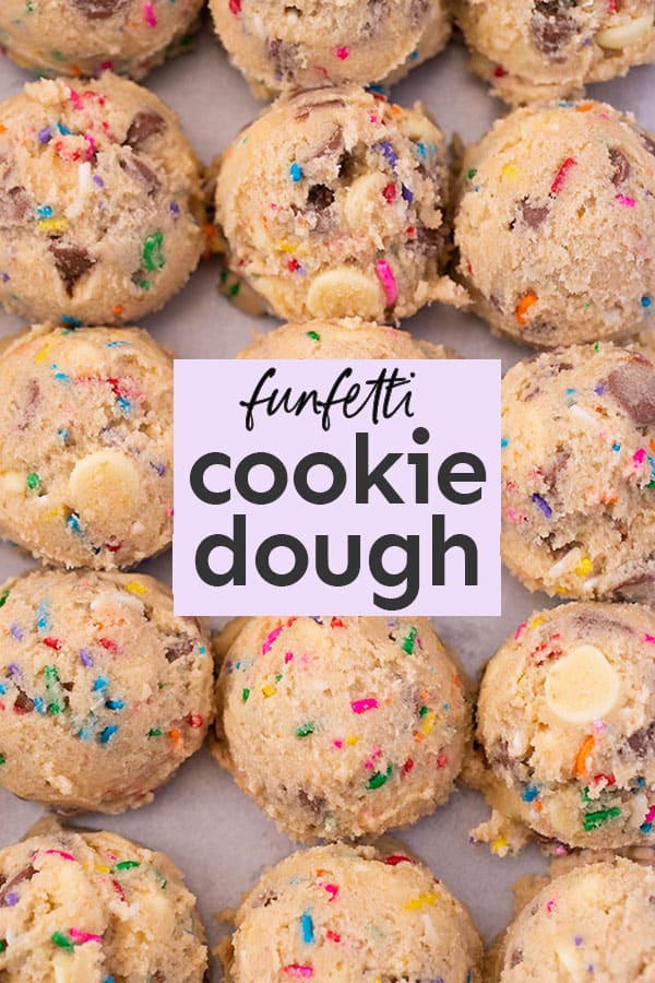 Amazing Funfetti Cookie Dough (From Scratch) Sweetest Menu