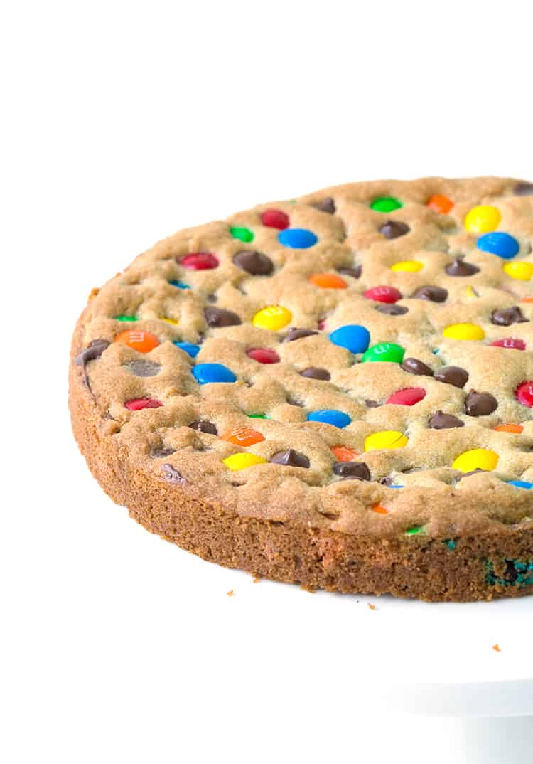 M&M Candy Cookie Pie | Sweetest Menu