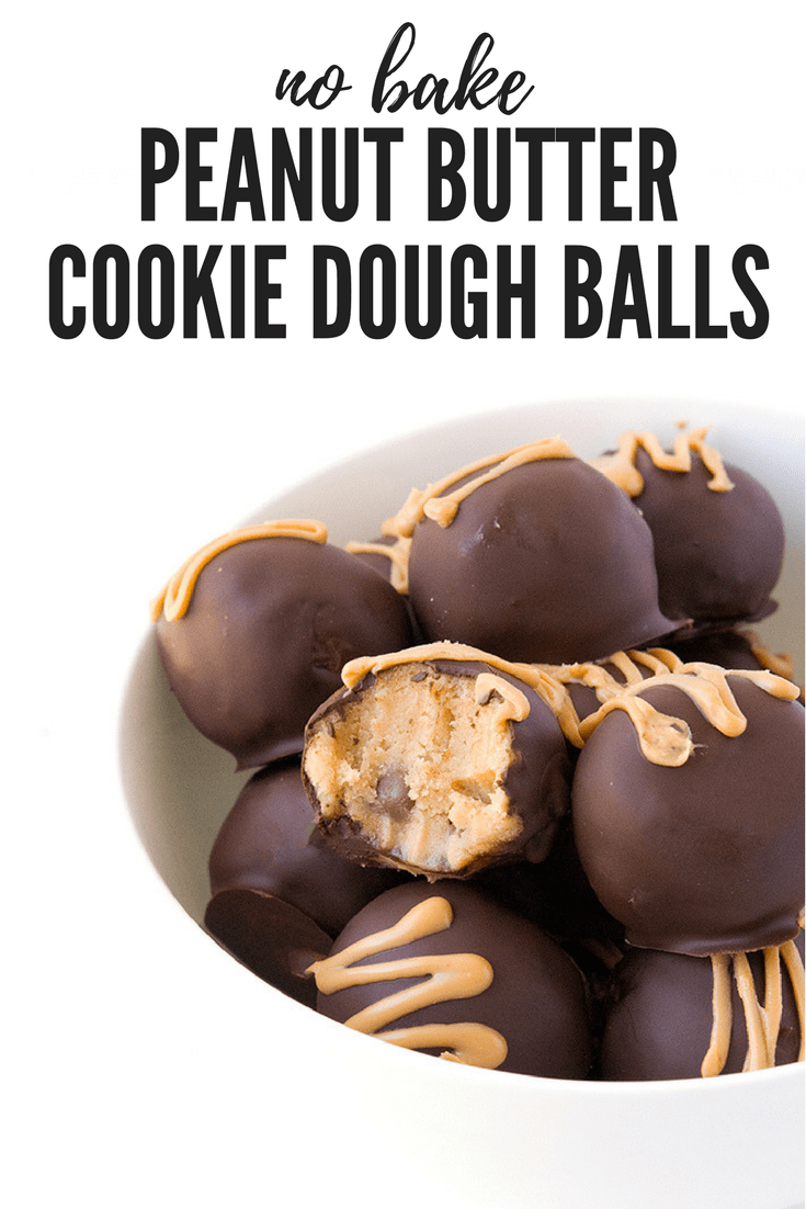 You will LOVE these no bake Peanut Butter Truffles! Made with peanut butter chocolate chip cookie dough and dipped in chocolate, they're a real treat. Recipe from sweetestmenu.com #peanutbutter #truffles #chocolate #cookiedough