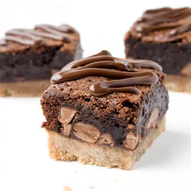 Gingerbread Chocolate Brownies | Sweetest Menu