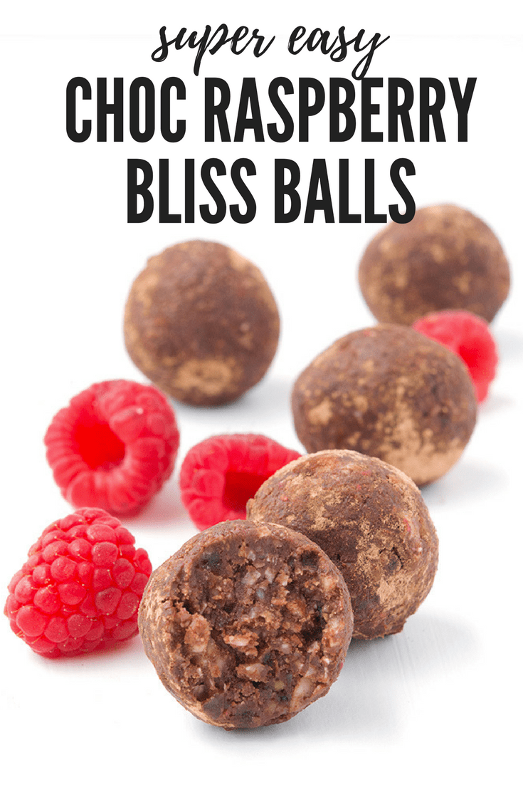 Chocolate Raspberry Bliss Balls (Video)