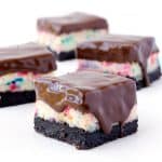 Mini funfetti Oreo cheesecakes