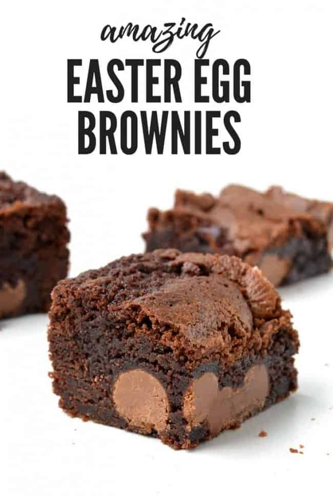 Chocolate Easter Egg Brownies Sweetest Menu