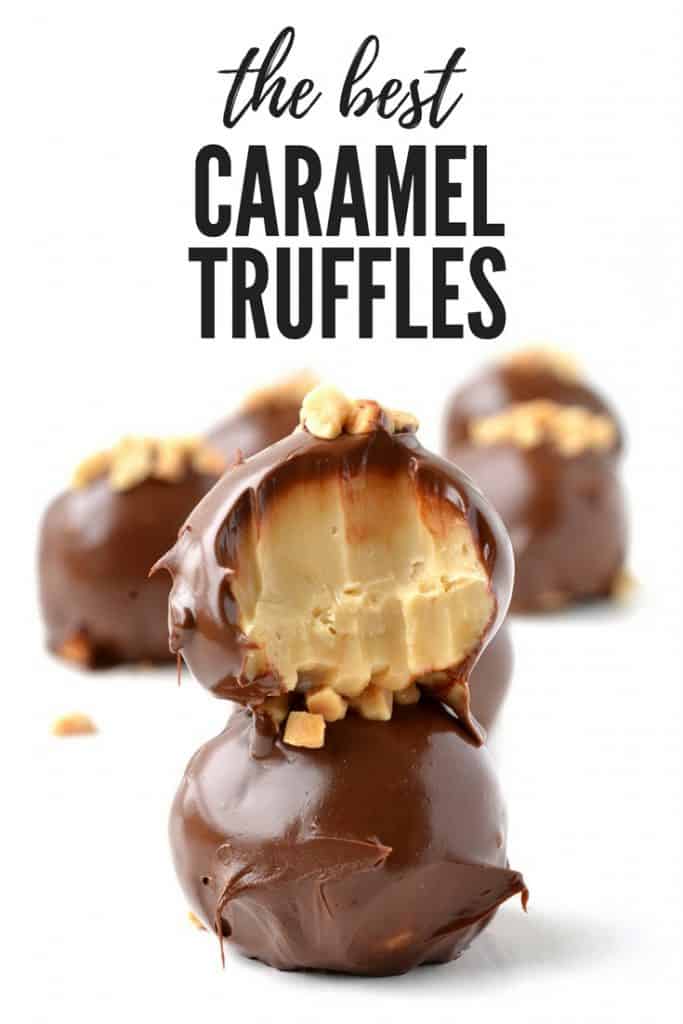 Easy Salted Caramel Fudge Truffles Sweetest Menu