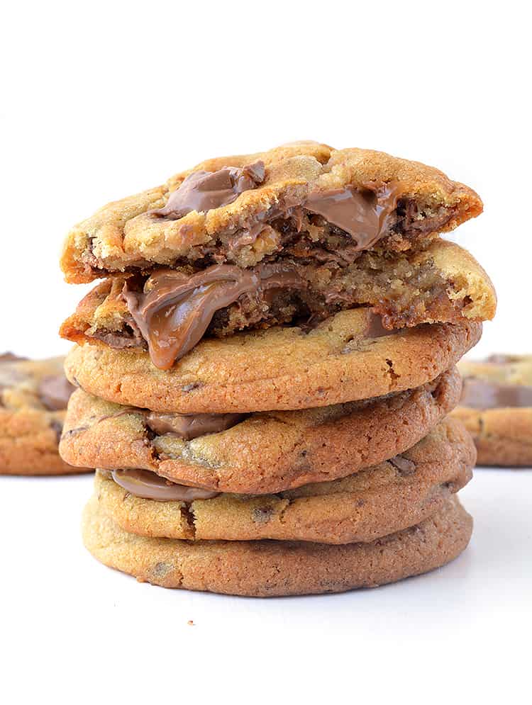 Soft and chewy Rolo Cookies