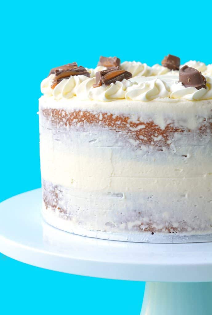 Caramel Mud Cake with White Chocolate Buttercream Sweetest Menu