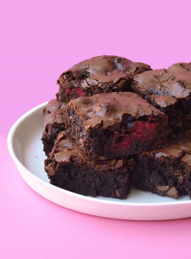 Raspberry Chocolate Brownies (Quick and Easy) Sweetest Menu