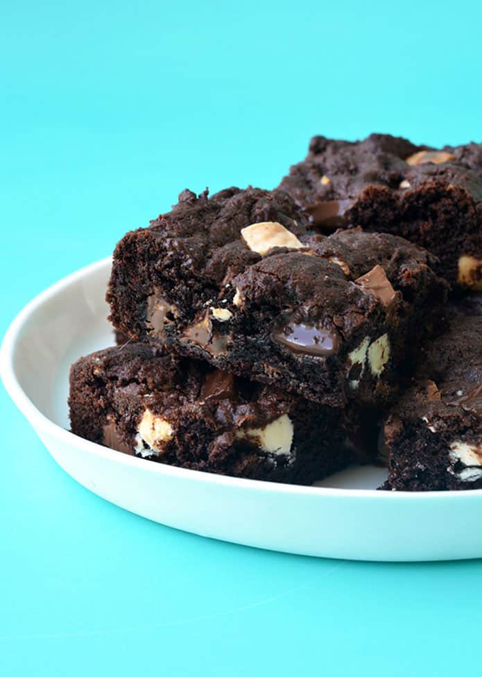 Triple Chocolate Chunk Cookie Bars Sweetest Menu