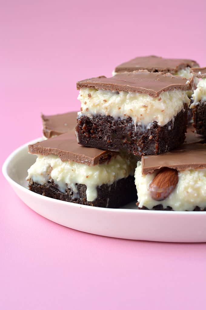 Almond Joy Coconut Brownie Bars Sweetest Menu
