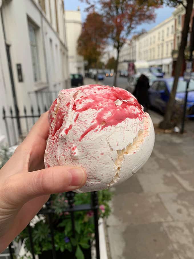 Strawberry meringue from Ottolenghi in Notting Hill
