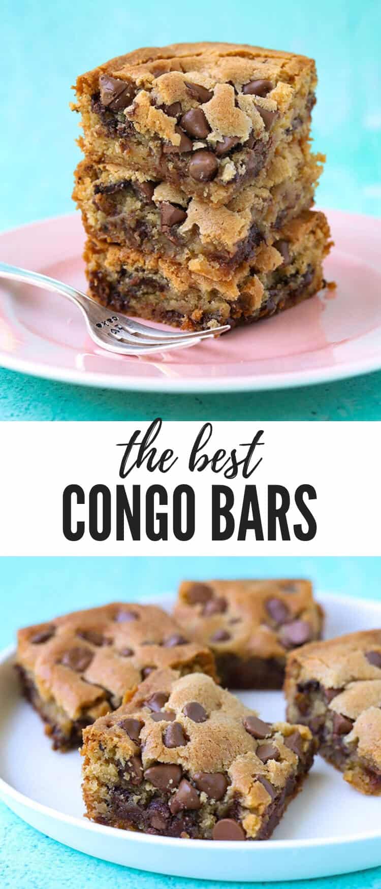 Congo Bars (The BEST Chocolate Chip Cookie Bars) Sweetest Menu