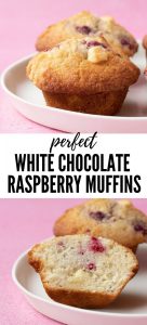 White Chocolate Raspberry Muffins (Soft and Moist) - Sweetest Menu