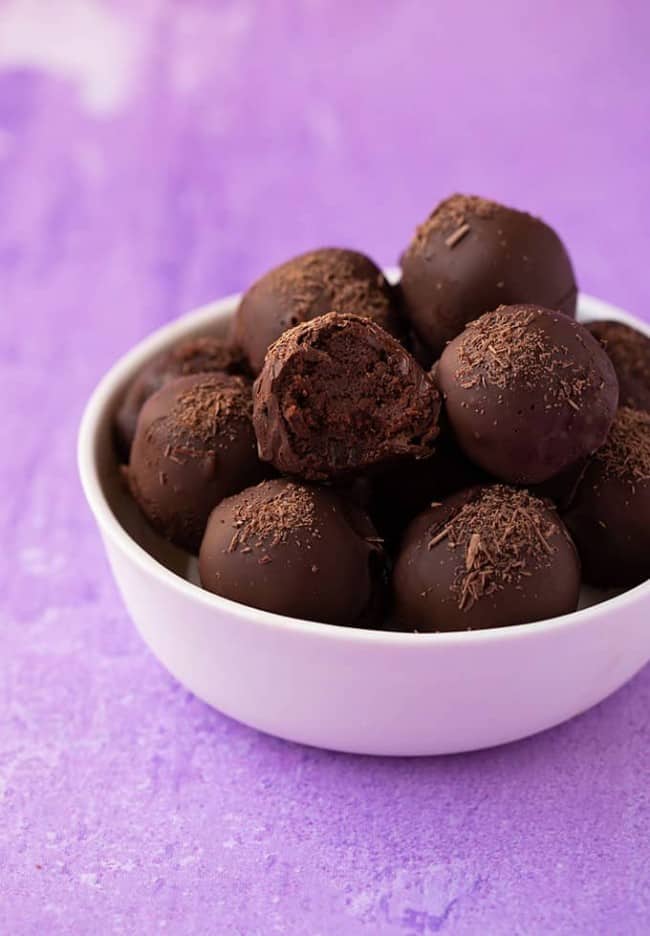 No Bake Brownie Bites Sweetest Menu