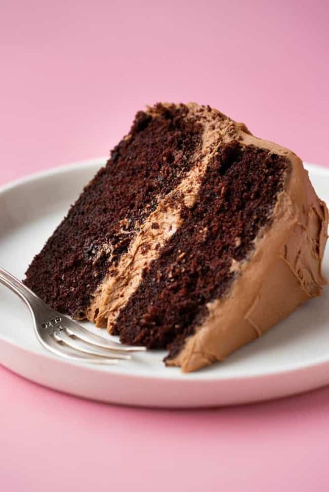 The BEST Chocolate Fudge Cake - Sweetest Menu