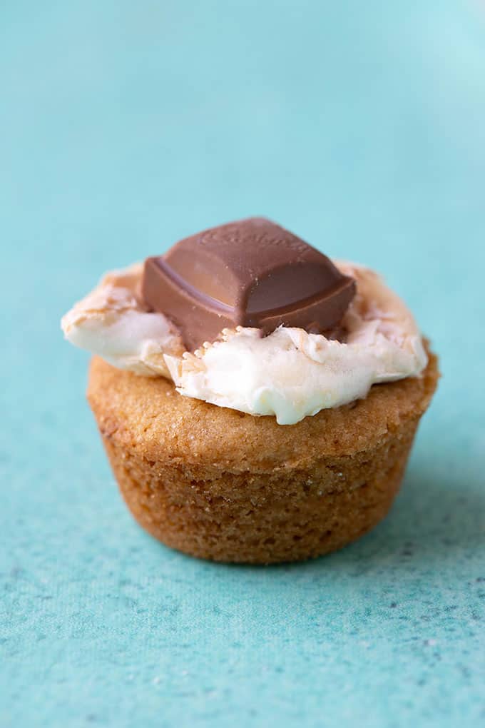 One homemade Smores Cookie Cup