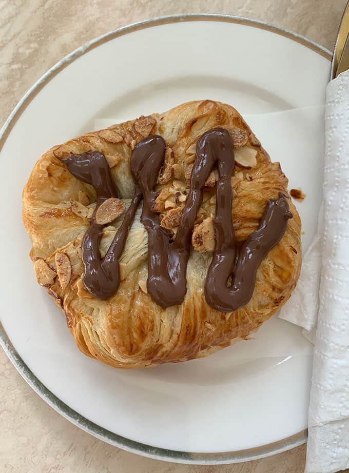 A Nutella pastry from La Tropezienne